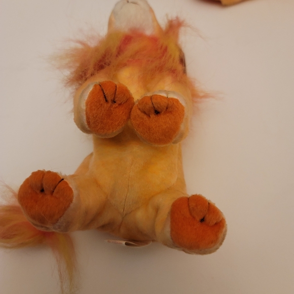 Ty Beanie Babies 2000 "Bushy" Lions. Set of 2. EUC. Lg 11". Sm 6" - Picture 7 of 15